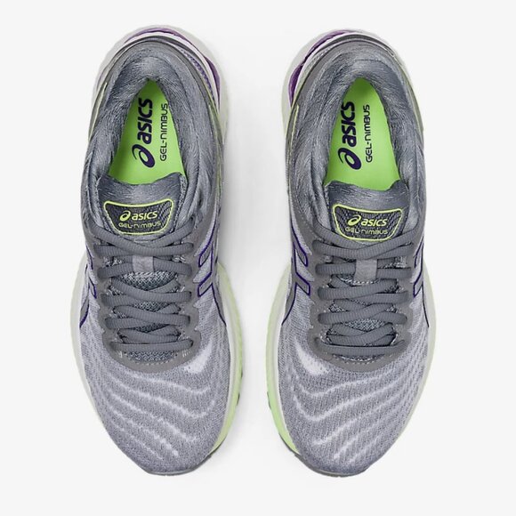 NEW in Box Asics GEL NIMBUS 22 Womens 9.5 US 41.5 EUR White Pure silver Purple - Picture 3 of 8